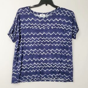 Old Navy MEDIUM Blue Stripe Top